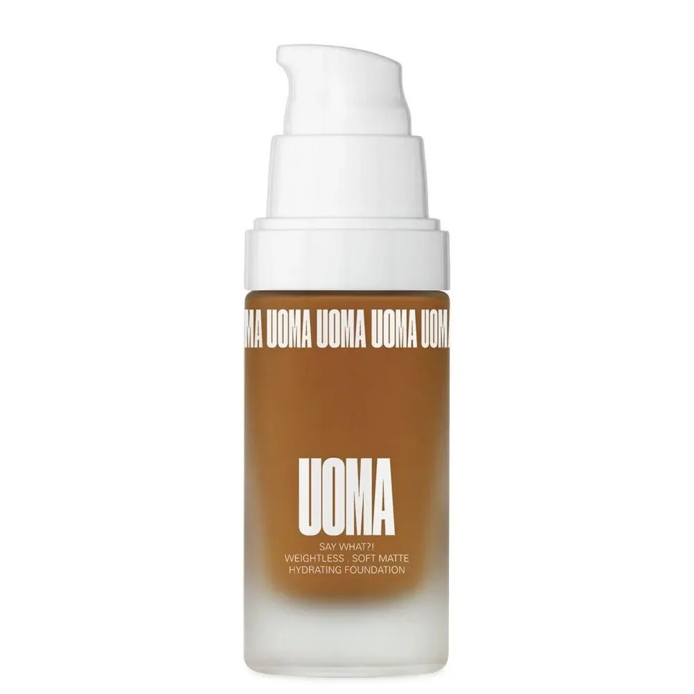 UOMA Beauty Say What? Weightless Soft Matte Hydrating Foundation T2N Brown Sugar